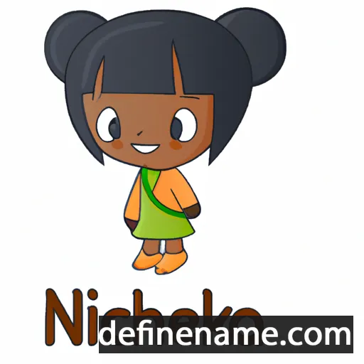 cartoon of the name Nkechika