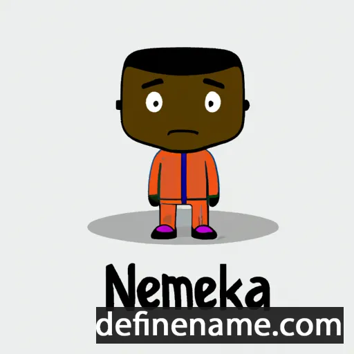 cartoon of the name Nnaemeka