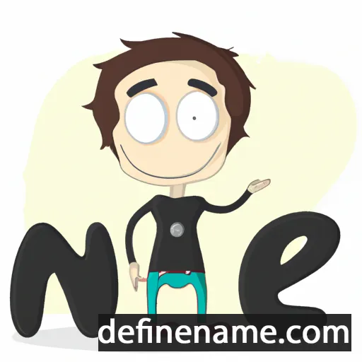 cartoon of the name Nóe