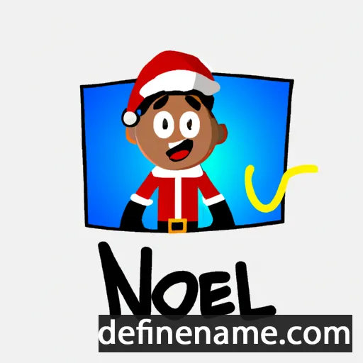 cartoon of the name Nóel