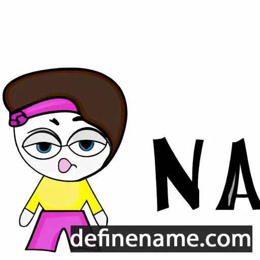 cartoon of the name Nóna