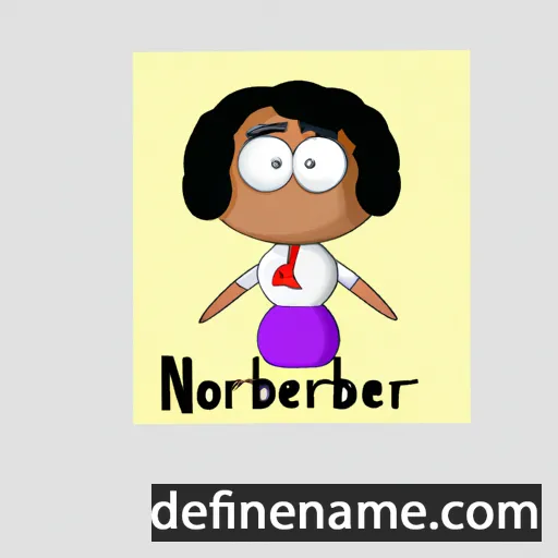 Nórberta cartoon