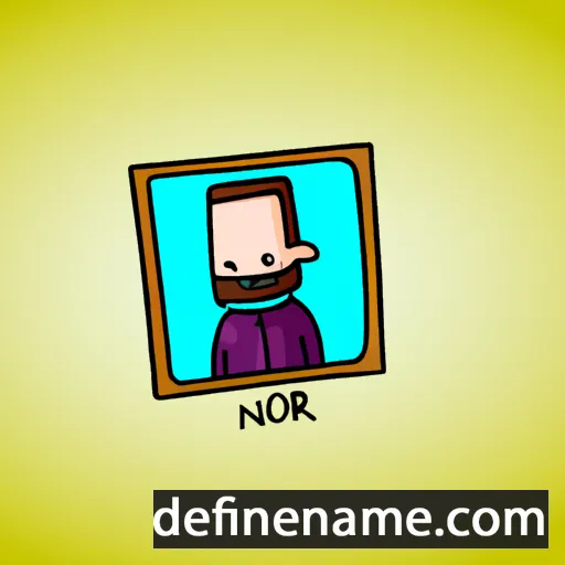 cartoon of the name Nóri