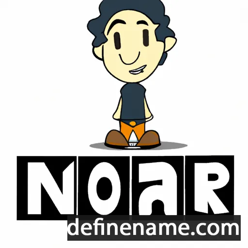 cartoon of the name Noar