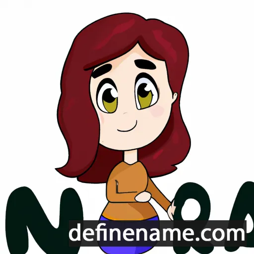 cartoon of the name Noara