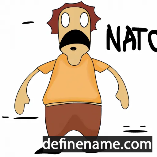 cartoon of the name Noato