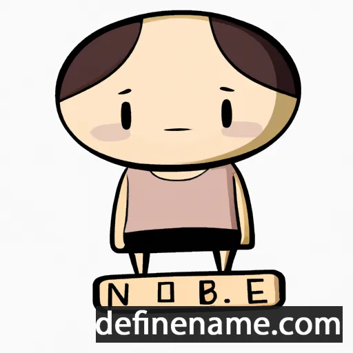 cartoon of the name Nobue