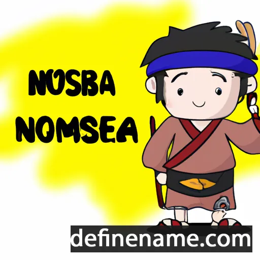 cartoon of the name Nobumasa