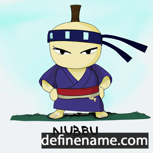 cartoon of the name Nobuyasu