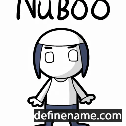 cartoon of the name Nobuyo