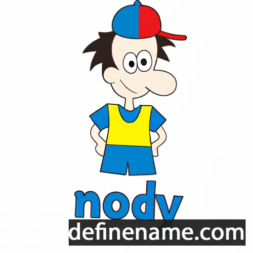 cartoon of the name Noddy