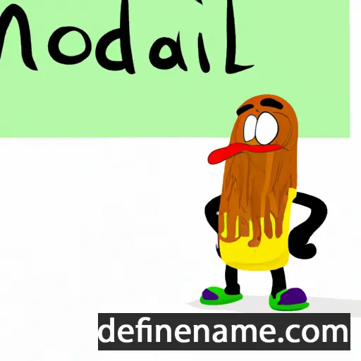 cartoon of the name Nodlaig