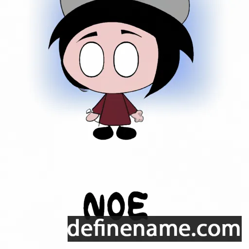 cartoon of the name Noée