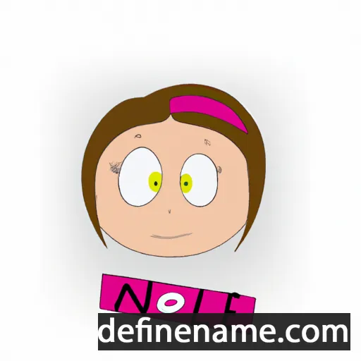 Noélie cartoon