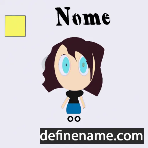 Noémye cartoon