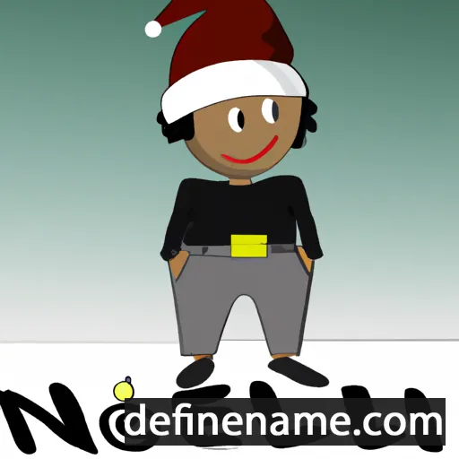 cartoon of the name Noelin