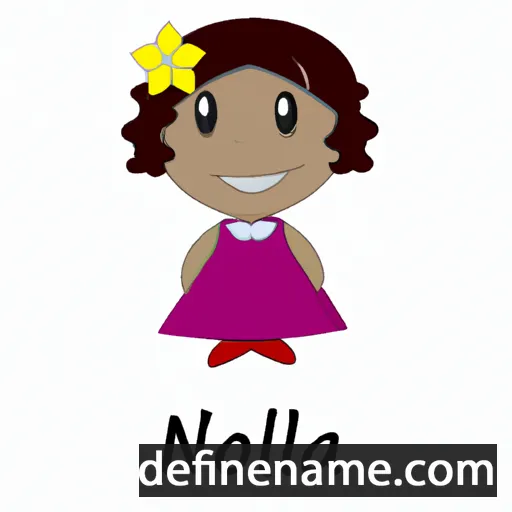 cartoon of the name Noella