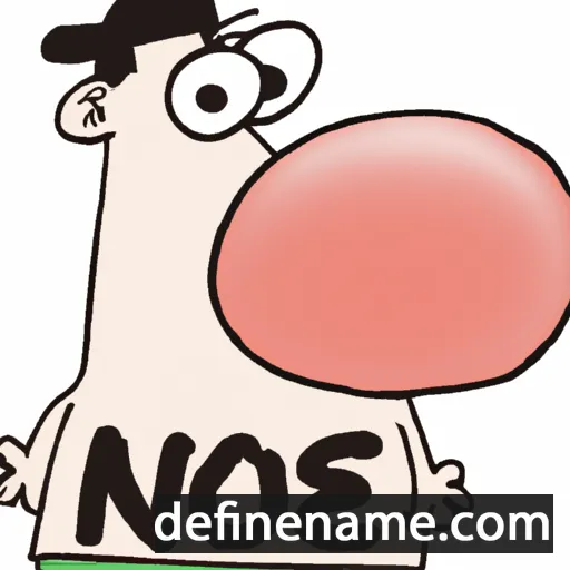 cartoon of the name Noes