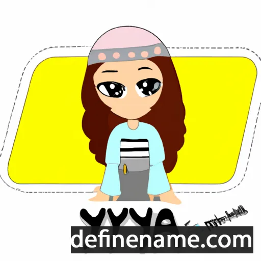 cartoon of the name Nofya