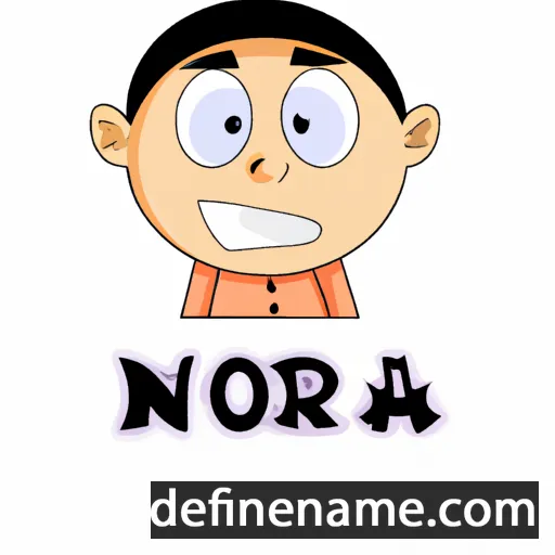 cartoon of the name Nohar