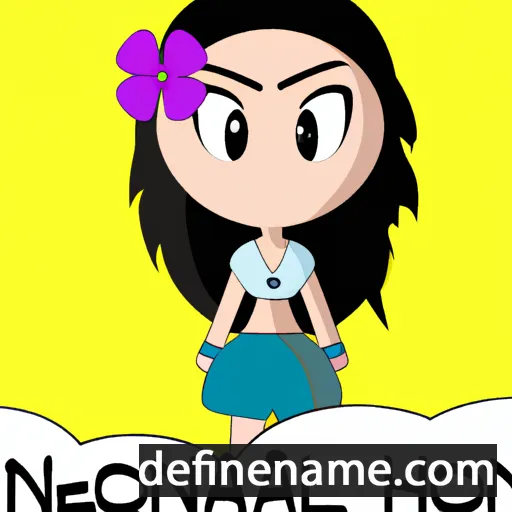 cartoon of the name Nohealani