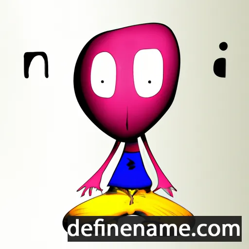 cartoon of the name Noï