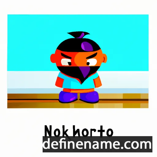 cartoon of the name Nokkhotro