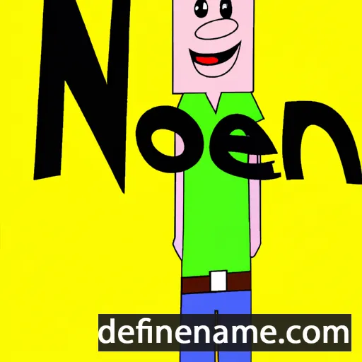 cartoon of the name Nolen