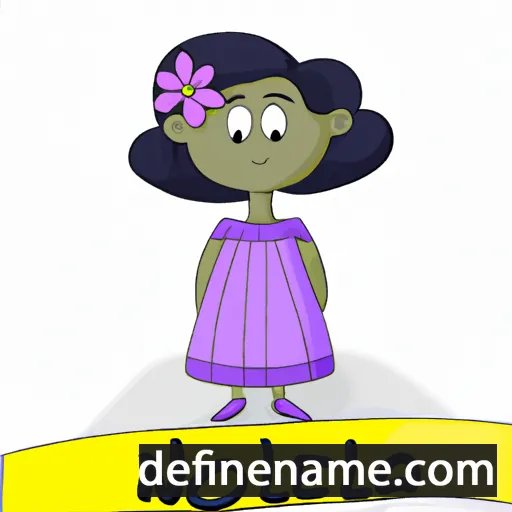 cartoon of the name Nolena