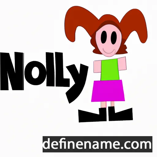 cartoon of the name Noley