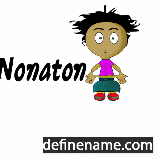 cartoon of the name Nomasonto