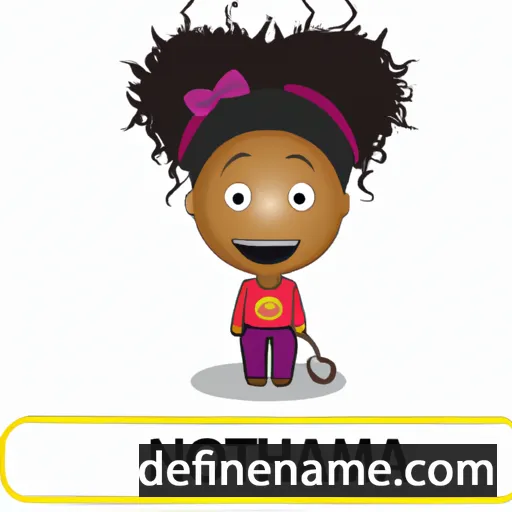 cartoon of the name Nomathemba