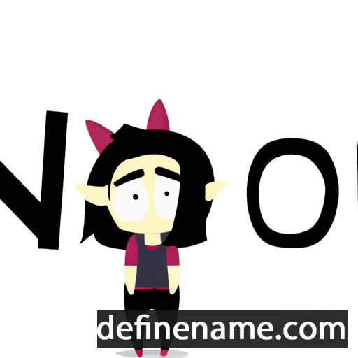 cartoon of the name Nomi