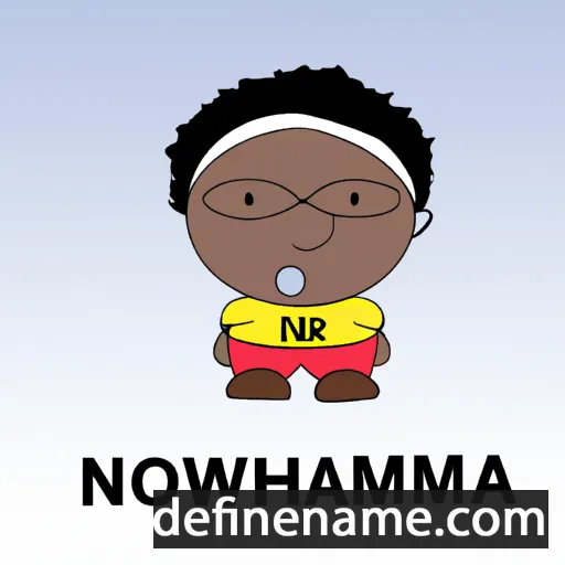 cartoon of the name Nomkhubulwane