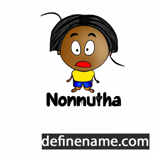 Nomthimba cartoon