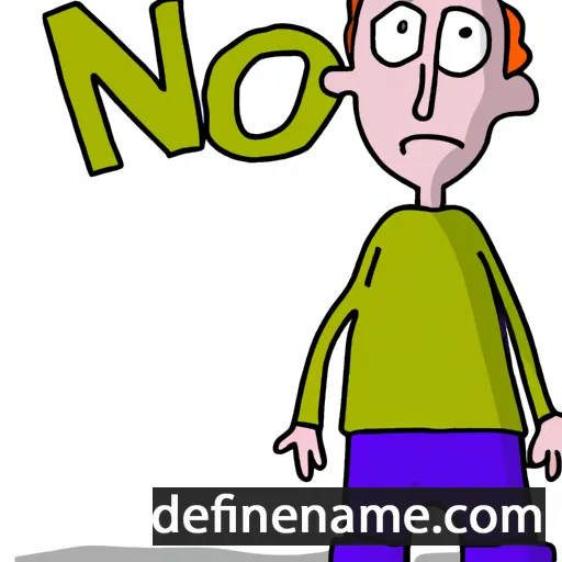 cartoon of the name Non