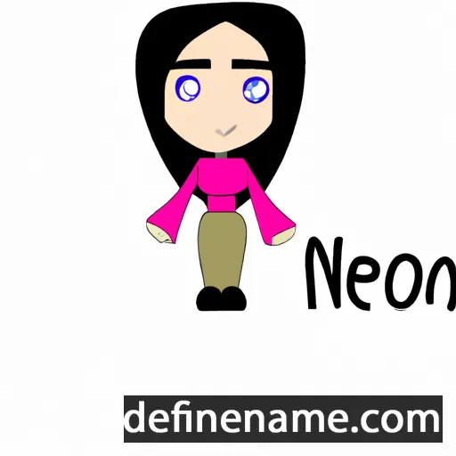 cartoon of the name Noneen