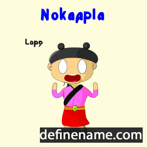 cartoon of the name Nongalakpa