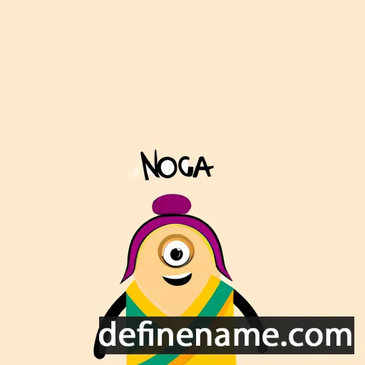 cartoon of the name Nongda