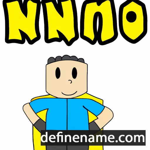 cartoon of the name Noniano