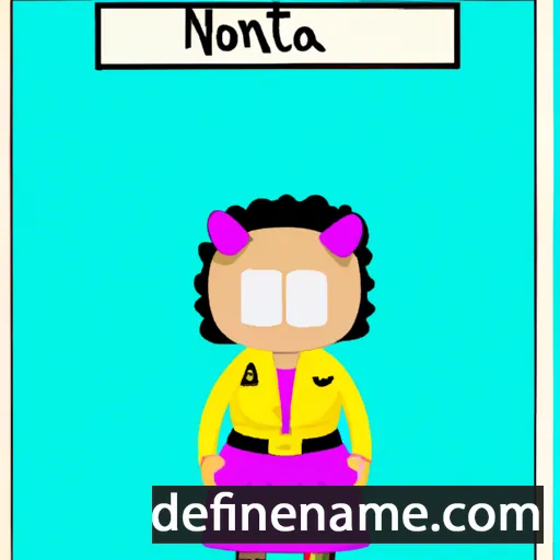 cartoon of the name Nonita