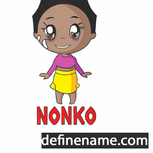 Nonkululeko cartoon