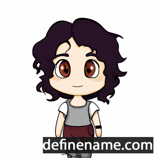 cartoon of the name Noomi