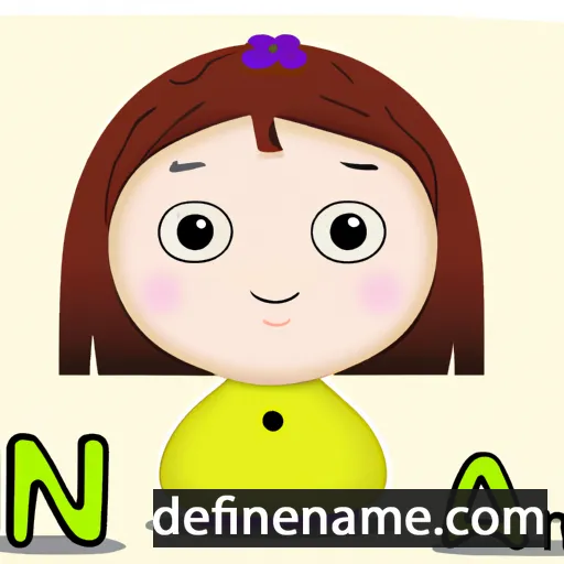 cartoon of the name Noona