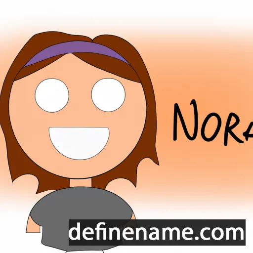 cartoon of the name Nora