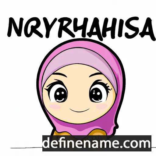 Noraisyah cartoon