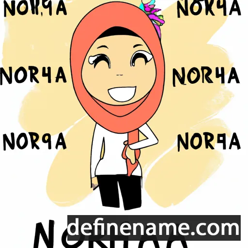 Norazizah cartoon