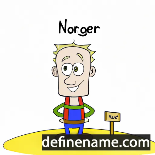 cartoon of the name Norberg