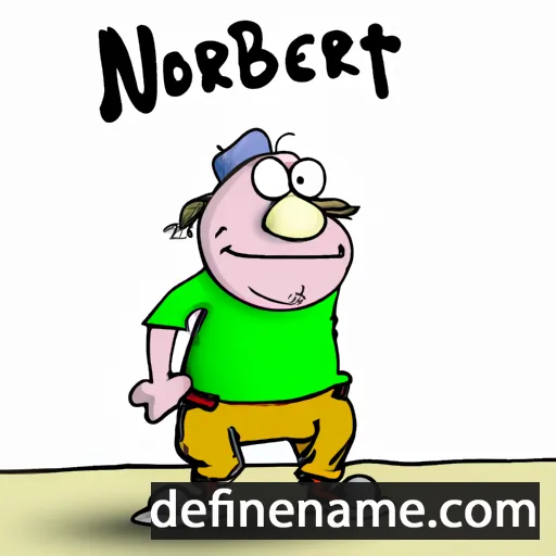 cartoon of the name Norbertu