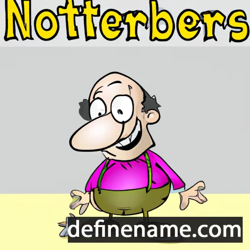 cartoon of the name Norbertus